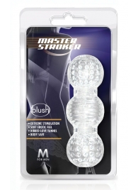 Прозрачный фигурный мастурбатор Master Stroker - Blush Novelties - в Новочеркасске купить с доставкой