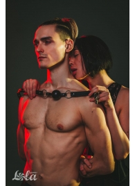 Черный кляп Love Addict на замочке - Lola Games - купить с доставкой в Новочеркасске