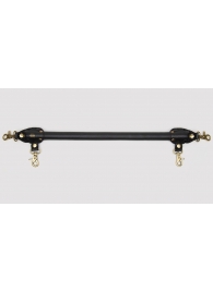 Черная распорка для ног Bound to You Faux Leather Spreader Bar - 50,8 см. - Fifty Shades of Grey - купить с доставкой в Новочеркасске