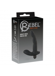 Черный вибромассажер простаты Naughty Finger Prostate Vibe - 13,8 см. - Orion - в Новочеркасске купить с доставкой