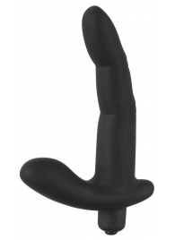 Черный вибромассажер простаты Naughty Finger Prostate Vibe - 13,8 см. - Orion - в Новочеркасске купить с доставкой