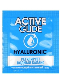 Лубрикант на водной основе Active Glide с гиалуроновой кислотой - 3 гр. - Биоритм - купить с доставкой в Новочеркасске