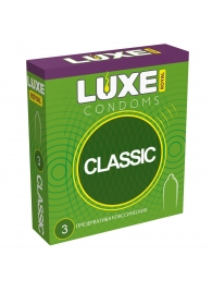 Гладкие презервативы LUXE Royal Classic - 3 шт. - Luxe - купить с доставкой в Новочеркасске