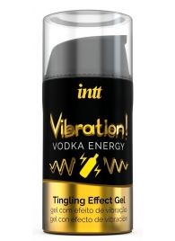 Жидкий интимный гель с эффектом вибрации Vibration! Vodka Energy - 15 мл. - INTT - купить с доставкой в Новочеркасске