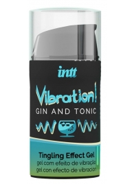 Жидкий интимный гель с эффектом вибрации Vibration! Gin   Tonic - 15 мл. - INTT - купить с доставкой в Новочеркасске