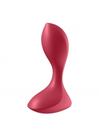 Красный вибромассажёр простаты Satisfyer Backdoor Lover - 14 см. - Satisfyer - в Новочеркасске купить с доставкой