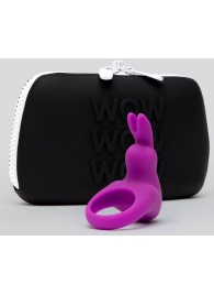 Фиолетовое эрекционное виброкольцо Happy Rabbit Cock Ring Kit - Happy Rabbit - в Новочеркасске купить с доставкой