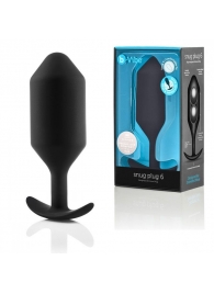 Черная анальная пробка для ношения B-vibe Snug Plug 6 - 17 см. - b-Vibe