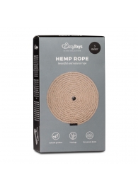 Пеньковая веревка для связывания Hemp Rope - 5 м. - Easy toys - купить с доставкой в Новочеркасске