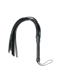 Черный флоггер Flogger Whip - 46 см. - Easy toys - купить с доставкой в Новочеркасске