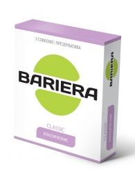 Классические презервативы Bariera Classic - 3 шт. - Bariera - купить с доставкой в Новочеркасске