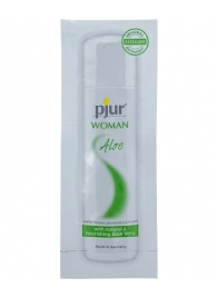 Лубрикант на водной основе pjur WOMAN Aloe - 2 мл. - Pjur - купить с доставкой в Новочеркасске