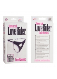 Трусы для страпона с универсальным креплением Universal Love Rider Luxe Harness - California Exotic Novelties - купить с доставкой в Новочеркасске