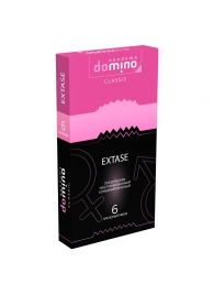 Презервативы с точками и рёбрышками DOMINO Classic Extase - 6 шт. - Domino - купить с доставкой в Новочеркасске