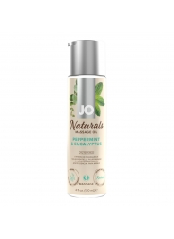 Массажное масло с ароматом перечной мяты и эвкалипта JO Naturals Peppermint   Eucalyptus - 120 мл. - System JO - купить с доставкой в Новочеркасске