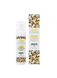 Разогревающее массажное масло с ароматом пина колада Gourmet Pina Colada - 50 мл. - Exsens - купить с доставкой в Новочеркасске