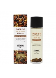 Органическое массажное масло TIGER EYE MACADAMIA - 100 мл. - Exsens - купить с доставкой в Новочеркасске