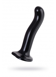 Черный стимулятор для пар P G-Spot Dildo Size M - 18 см. - Strap-on-me - в Новочеркасске купить с доставкой