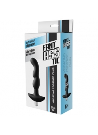 Черная вибропробка для простаты FantASStic Vibrating Prostate Plug - 14,5 см. - Dream Toys - в Новочеркасске купить с доставкой