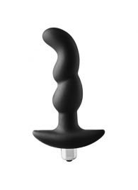 Черная вибропробка для простаты FantASStic Vibrating Prostate Plug - 14,5 см. - Dream Toys - в Новочеркасске купить с доставкой