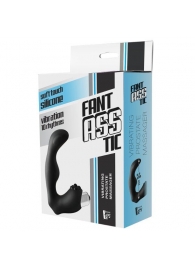 Черный вибромассажер простаты FantASStic Vibrating Prostate Massager - 11,3 см. - Dream Toys - в Новочеркасске купить с доставкой