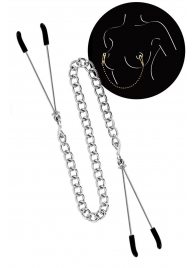 Регулируемые зажимы для сосков Sweet Caress Nipple Chain - Sweet Caress - купить с доставкой в Новочеркасске