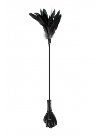 Двусторонний стек-щекоталка Sweet Caress Feather Whip - 58 см. - Sweet Caress - купить с доставкой в Новочеркасске