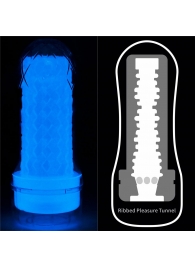 Светящийся в темноте мастурбатор Lumino Play Masturbator Ribbed - Lovetoy - в Новочеркасске купить с доставкой