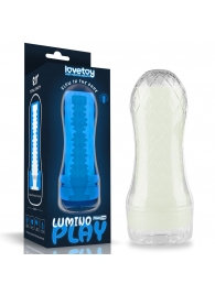 Светящийся в темноте мастурбатор Lumino Play Masturbator Ribbed - Lovetoy - в Новочеркасске купить с доставкой