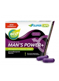 Возбуждающее средство для мужчин Mans Power plus - 10 капсул (0,35 гр.) +1 в подарок - SuperCaps - купить с доставкой в Новочеркасске