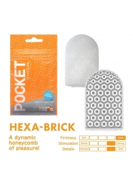 Карманный мастурбатор HEXA-BRICK - Tenga - в Новочеркасске купить с доставкой