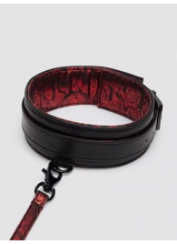 Стильный ошейник с поводком Reversible Faux Leather Collar and Lead - Fifty Shades of Grey - купить с доставкой в Новочеркасске