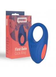 Синее эрекционное кольцо RRRING First Date Cock Ring - FeelzToys - в Новочеркасске купить с доставкой