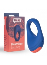 Синее эрекционное кольцо RRRING Dinner Date Cock Ring - FeelzToys - в Новочеркасске купить с доставкой