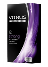 Презервативы с утолщённой стенкой VITALIS PREMIUM strong - 12 шт. - Vitalis - купить с доставкой в Новочеркасске