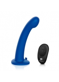 Синяя насадка Remote Control P-Spot G-Spot с черными трусиками - 20 см. - Pegasus - купить с доставкой в Новочеркасске