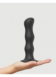 Черная насадка Strap-On-Me Dildo Geisha Balls size XL - Strap-on-me - купить с доставкой в Новочеркасске