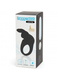 Черное эрекционное виброкольцо Happy Rabbit Rechargeable Rabbit Cock Ring - Happy Rabbit - в Новочеркасске купить с доставкой