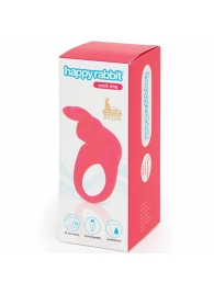 Розовое эрекционное виброкольцо Happy Rabbit Rechargeable Rabbit Cock Ring - Happy Rabbit - в Новочеркасске купить с доставкой