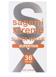 Ультратонкие презервативы Sagami Xtreme Superthin - 36 шт. - Sagami - купить с доставкой в Новочеркасске