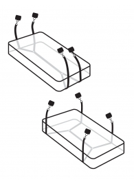 Фиксаторы для кровати WRAPAROUND MATTRESS RESTRAIN - Pipedream - купить с доставкой в Новочеркасске