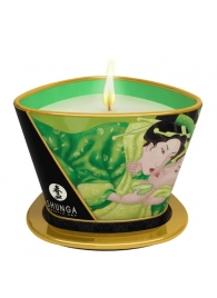 Массажная свеча Exotic Green Tea с ароматом зелёного чая - 170 мл. - Shunga - купить с доставкой в Новочеркасске