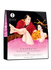 Соль для ванны Lovebath Dragon Fruit, превращающая воду в гель - 650 гр. - Shunga - купить с доставкой в Новочеркасске