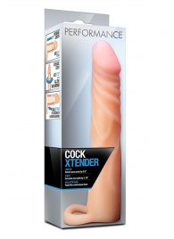 Телесная насадка на пенис Cock Xtender - 17,7 см. - Blush Novelties - в Новочеркасске купить с доставкой