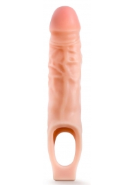 Телесная насадка на пенис 9 Inch Cock Sheath Extender - 22,2 см. - Blush Novelties - в Новочеркасске купить с доставкой