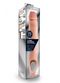 Телесная насадка на пенис 11.5 Inch Cock Sheath Penis Extender - 29,2 см. - Blush Novelties - в Новочеркасске купить с доставкой