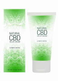 Крем-пролонгатор Natural CBD Delay Cream - 50 мл. - Shots Media BV - купить с доставкой в Новочеркасске