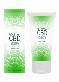 Лубрикант с пролонгирующим эффектом Natural CBD Numbing Lubricant - 50 мл. - Shots Media BV - купить с доставкой в Новочеркасске