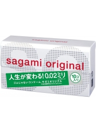 Ультратонкие презервативы Sagami Original 0.02 - 10 шт. - Sagami - купить с доставкой в Новочеркасске