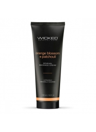 Массажный легкий крем WICKED Orange Blossom plus Patchouli - 120 мл. - Wicked - купить с доставкой в Новочеркасске